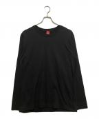 s'yteサイト）の古着「"ROSE IN THE HAND" GRAPHIC LONG-SLEEVED T-SHIRT」｜ブラック