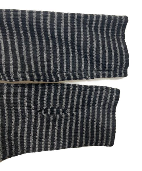 willfully（ウィルフリー）willfully (ウィルフリー) off shoulder color schem knit ブラック×グレー サイズ:FREE 未使用品の古着・服飾アイテム