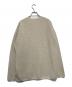 AMERI (アメリ) DISPERSE LOGO KNIT TOP ベージュ サイズ:FREE：7000円