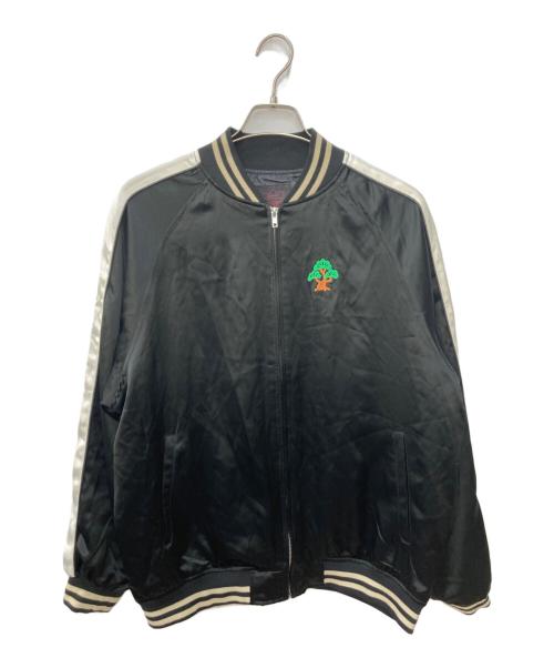 おそ松さん（オソマツサン）おそ松さん (オソマツサン) 入野自由 グッズ開発室スカジャン ブラック サイズ:XLの古着・服飾アイテム