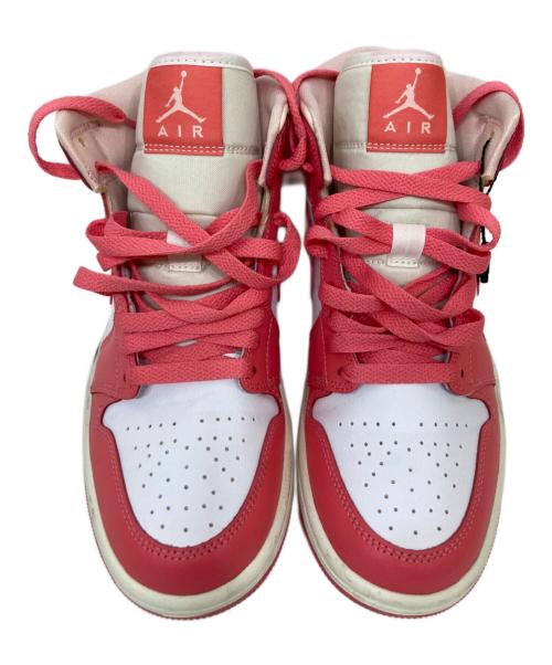 NIKE（ナイキ）NIKE (ナイキ) WMNS AIR JORDAN 1 MID ピンク サイズ:24の古着・服飾アイテム