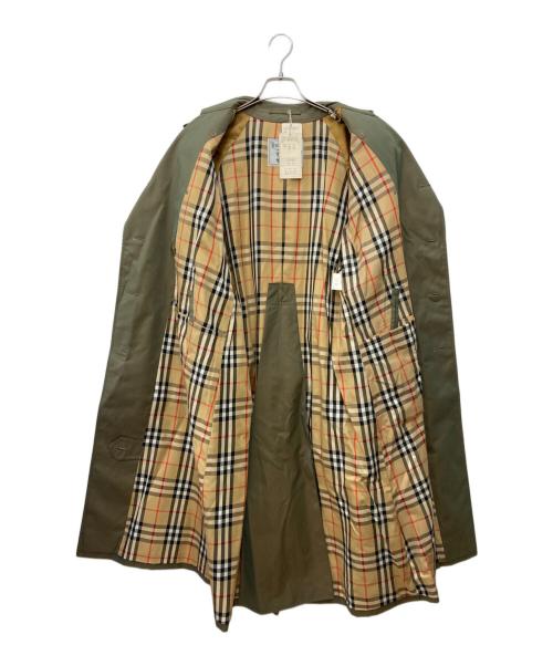 Burberry's（バーバリー）Burberry's (バーバリー) 裏ノバチェック玉虫トレンチコート ベージュ サイズ:9 未使用品の古着・服飾アイテム
