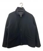 UNIVERSAL PRODUCTS.ユニバーサルプロダクツ）の古着「INSULATION ZIP BLOUSON」｜ブラック