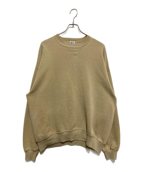 RUSSELL ATHLETIC（ラッセルアスレチック）RUSSELL ATHLETIC (ラッセルアスレチック) クルーネックスウェット ベージュ サイズ:XXLの古着・服飾アイテム