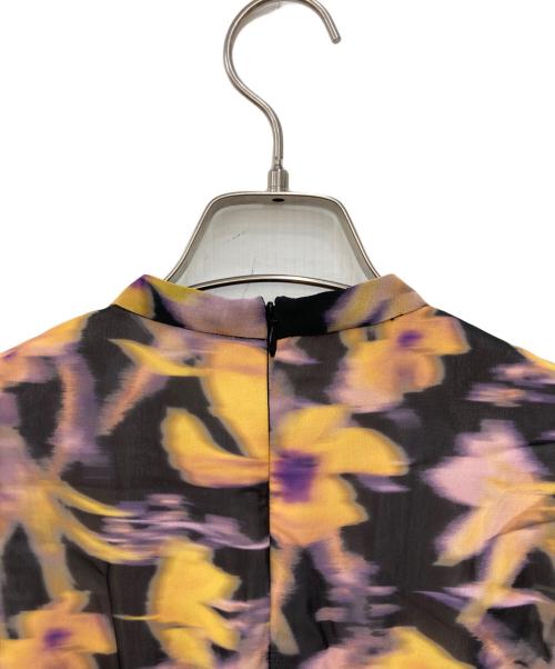 furfur（ファーファー）furfur (ファーファー) ぼかしフラワープリントワンピース イエロー サイズ:FREE 未使用品の古着・服飾アイテム