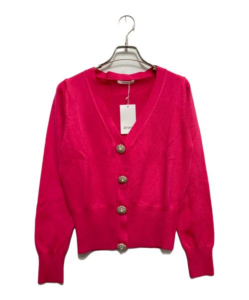 JENNE（ジェンヌ）JENNE (ジェンヌ) ウールミックスビッグボタンニット ピンク サイズ:S 未使用品の古着・服飾アイテム