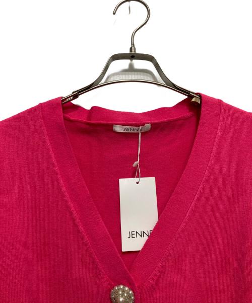 JENNE（ジェンヌ）JENNE (ジェンヌ) ウールミックスビッグボタンニット ピンク サイズ:S 未使用品の古着・服飾アイテム