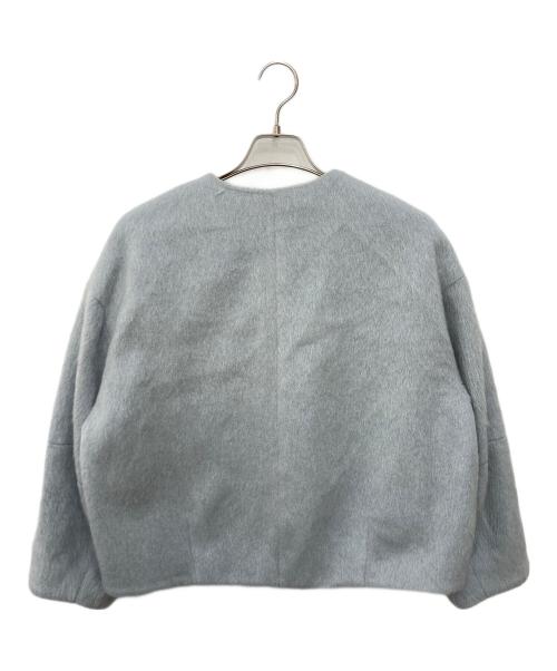 lusteek（ラスティーク）lusteek (ラスティーク) LUシャギーショートコート スカイブルー サイズ:SIZE 38の古着・服飾アイテム