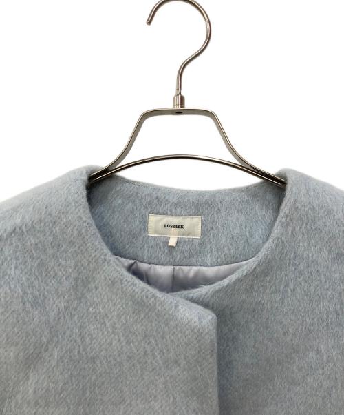 lusteek（ラスティーク）lusteek (ラスティーク) LUシャギーショートコート スカイブルー サイズ:SIZE 38の古着・服飾アイテム