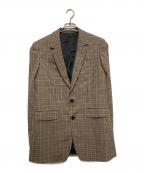 CELINEセリーヌ）の古着「TOMBOYツイードシングルテーラードジャケット」｜ベージュ