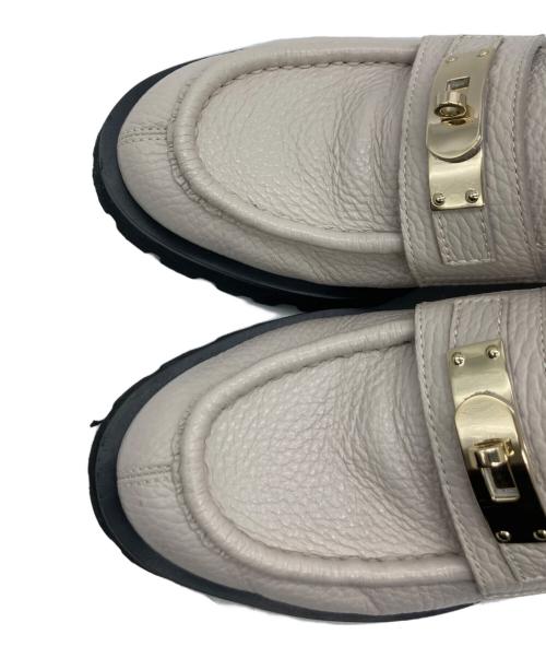 GINZA kanematsu（ギンザ カネマツ）GINZA Kanematsu (ギンザ カネマツ) ターンロックローファー グレー サイズ:23㎝の古着・服飾アイテム