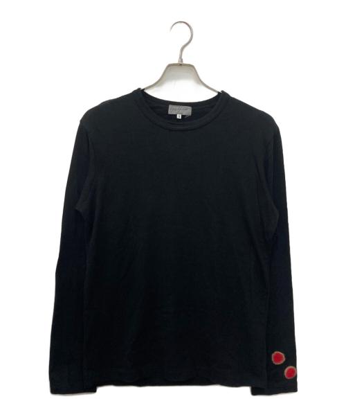 Yohji Yamamoto pour homme（ヨウジヤマモト プールオム）Yohji Yamamoto pour homme (ヨウジヤマモト プールオム) 長袖カットソー ブラック サイズ:3の古着・服飾アイテム