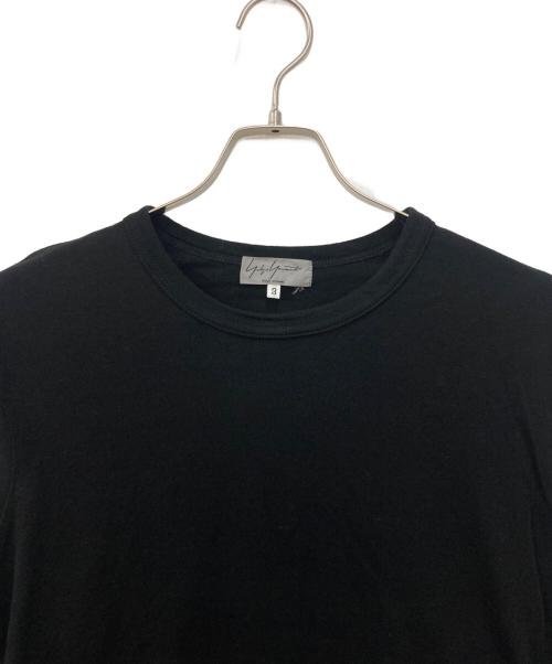 Yohji Yamamoto pour homme（ヨウジヤマモト プールオム）Yohji Yamamoto pour homme (ヨウジヤマモト プールオム) 長袖カットソー ブラック サイズ:3の古着・服飾アイテム