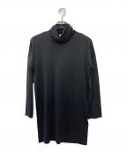 ISSEY MIYAKEイッセイミヤケ）の古着「シルクタートルネックカットソー」｜ブラック