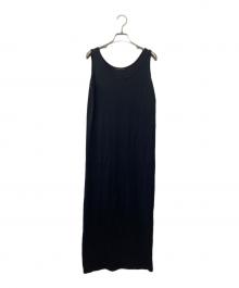 YOHJI YAMAMOTO（ヨウジヤマモト）の古着「ナイロンノースリーブワンピース」｜ブラック