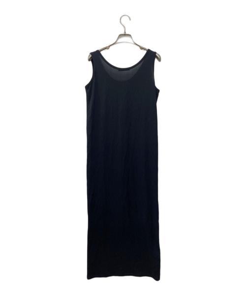 YOHJI YAMAMOTO（ヨウジヤマモト）YOHJI YAMAMOTO (ヨウジヤマモト) ナイロンノースリーブワンピース ブラック サイズ:Sの古着・服飾アイテム