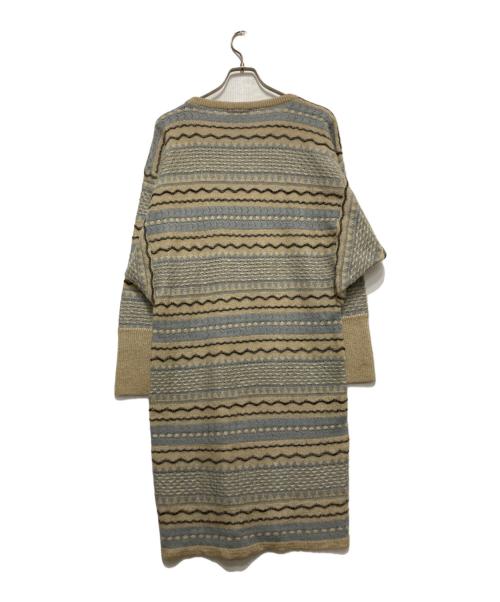 ISSEY MIYAKE（イッセイミヤケ）ISSEY MIYAKE (イッセイミヤケ) 70sイカニットワンピース ベージュ サイズ:不明の古着・服飾アイテム