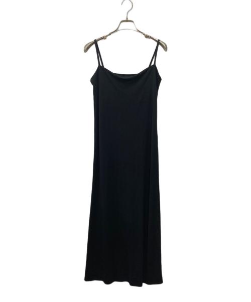 ISSEY MIYAKE（イッセイミヤケ）ISSEY MIYAKE (イッセイミヤケ) キャミソールワンピース ブラック サイズ:Mの古着・服飾アイテム