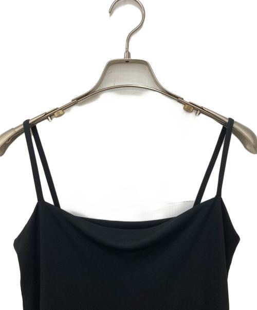 ISSEY MIYAKE（イッセイミヤケ）ISSEY MIYAKE (イッセイミヤケ) キャミソールワンピース ブラック サイズ:Mの古着・服飾アイテム