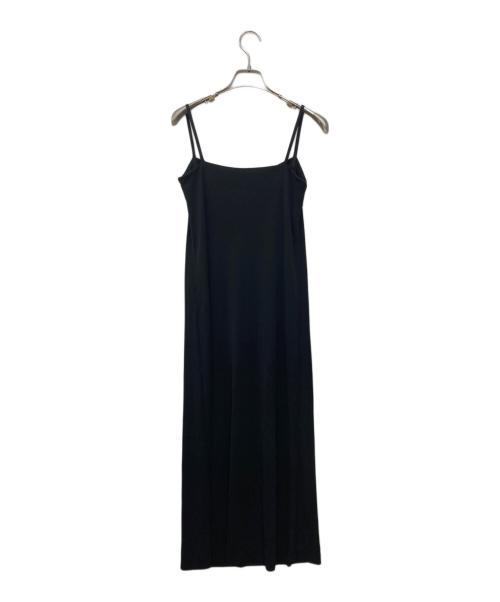 ISSEY MIYAKE（イッセイミヤケ）ISSEY MIYAKE (イッセイミヤケ) キャミソールワンピース ブラック サイズ:Mの古着・服飾アイテム