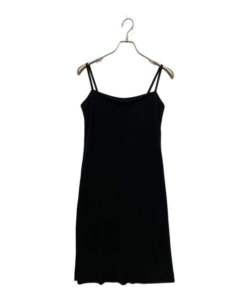 ISSEY MIYAKE（イッセイミヤケ）ISSEY MIYAKE (イッセイミヤケ) キャミソールワンピース ブラック サイズ:Ⅿの古着・服飾アイテム