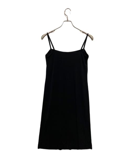 ISSEY MIYAKE（イッセイミヤケ）ISSEY MIYAKE (イッセイミヤケ) キャミソールワンピース ブラック サイズ:Ⅿの古着・服飾アイテム