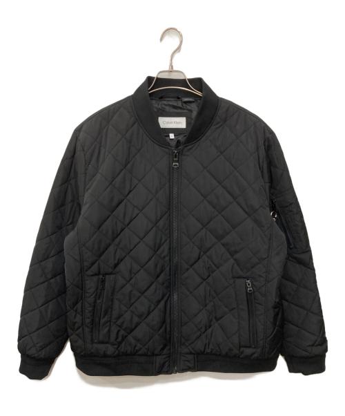 Calvin Klein（カルバンクライン）Calvin Klein (カルバンクライン) 中綿キルティングジャケット ブラック サイズ:XLの古着・服飾アイテム
