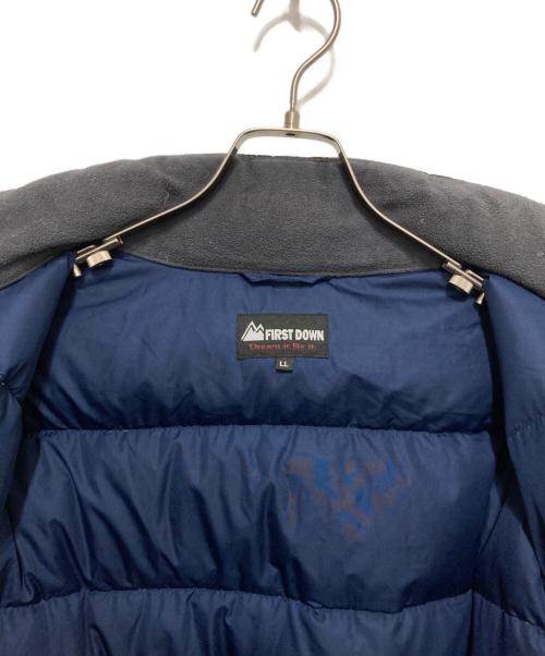 FIRST DOWN（ファーストダウン）FIRST DOWN (ファーストダウン) ダウンジャケット ブラック サイズ:SIZE XLの古着・服飾アイテム