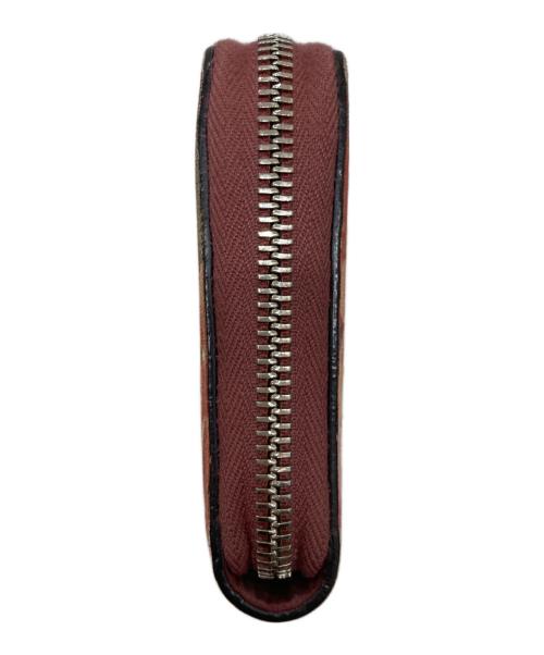 GUCCI（グッチ）GUCCI (グッチ) GGブルームス ラウンドジップウォレット ベージュの古着・服飾アイテム