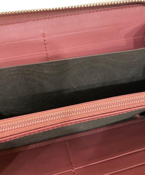 GUCCI（グッチ）GUCCI (グッチ) GGブルームス ラウンドジップウォレット ベージュの古着・服飾アイテム