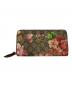 GUCCI (グッチ) GGブルームス ラウンドジップウォレット ベージュ：16000円