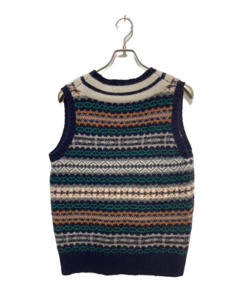 BEAMS PLUS（ビームスプラス）BEAMS PLUS (ビームスプラス) gim (ジム) 別注 Fair Isle Cricket Vest マルチカラー サイズ:Mの古着・服飾アイテム