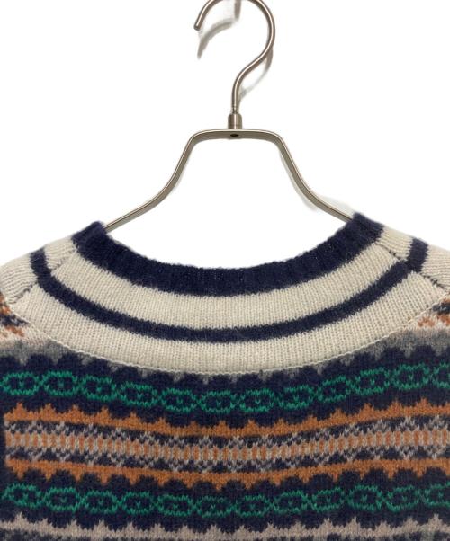 BEAMS PLUS（ビームスプラス）BEAMS PLUS (ビームスプラス) gim (ジム) 別注 Fair Isle Cricket Vest マルチカラー サイズ:Mの古着・服飾アイテム