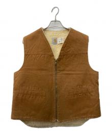 CarHartt（カーハート）の古着「80’s裏ボアダックベスト」｜ブラウン