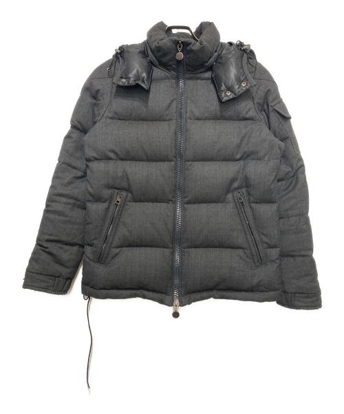 MONCLER（モンクレール）MONCLER (モンクレール) ダウンジャケット グレー サイズ:1の古着・服飾アイテム