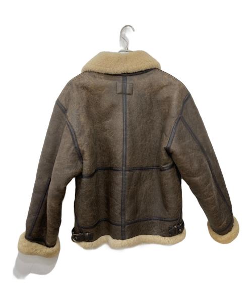 TYPE B-3（TYPE B-3）TYPE B-3 (TYPE B-3) TYPE B-3ムートンジャケット ブラウン サイズ:Mの古着・服飾アイテム