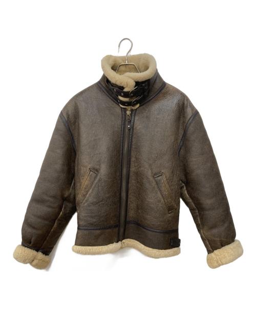 TYPE B-3（TYPE B-3）TYPE B-3 (TYPE B-3) TYPE B-3ムートンジャケット ブラウン サイズ:Mの古着・服飾アイテム