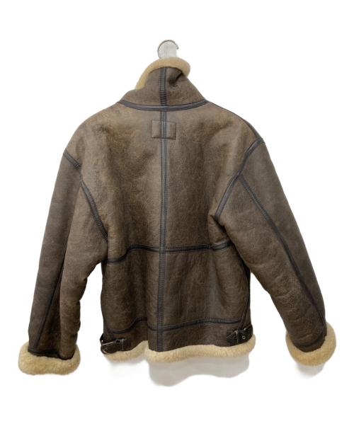 TYPE B-3（TYPE B-3）TYPE B-3 (TYPE B-3) TYPE B-3ムートンジャケット ブラウン サイズ:Mの古着・服飾アイテム