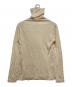 YOHJI YAMAMOTO（ヨウジヤマモト）の古着「シルクタートルネックカットソー」｜ベージュ