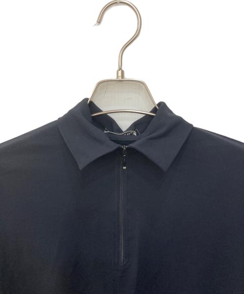 ISSEY MIYAKE（イッセイミヤケ）ISSEY MIYAKE (イッセイミヤケ) ナイロンハーフジッププルオーバー ブラック サイズ:Mの古着・服飾アイテム