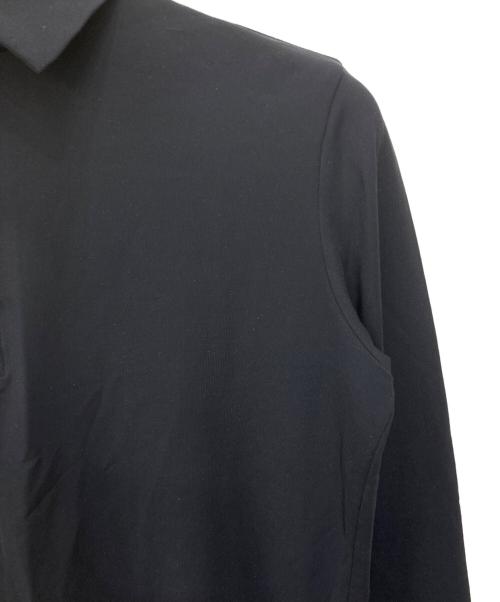 ISSEY MIYAKE（イッセイミヤケ）ISSEY MIYAKE (イッセイミヤケ) ナイロンハーフジッププルオーバー ブラック サイズ:Mの古着・服飾アイテム