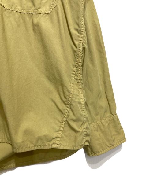 MHL（エムエイチエル）MHL (エムエイチエル) バンドカラーシャツ 黄緑 サイズ:Lの古着・服飾アイテム