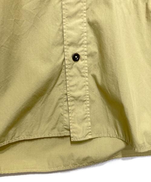 MHL（エムエイチエル）MHL (エムエイチエル) バンドカラーシャツ 黄緑 サイズ:Lの古着・服飾アイテム