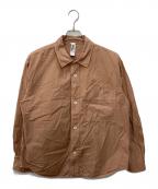 MHLエムエイチエル）の古着「COMPACT COTTON POPLIN Shirt」｜ピンク