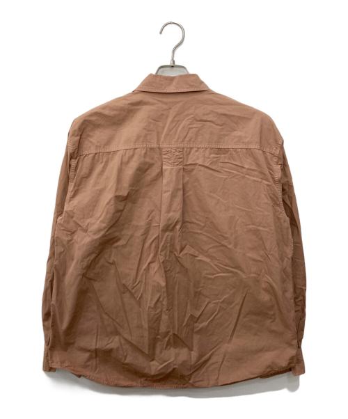 MHL（エムエイチエル）MHL (エムエイチエル) COMPACT COTTON POPLIN Shirt ピンク サイズ:Ｌの古着・服飾アイテム