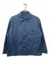 MARGARET HOWELL（マーガレットハウエル）の古着「FINE COMPACT COTTON POPLIN Shirt」｜ネイビー