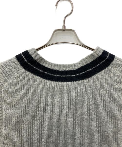 MHL（マーガレットハウエル）MHL (マーガレットハウエル) TOUGH WOOL RIB VEST グレー サイズ:Ⅼの古着・服飾アイテム