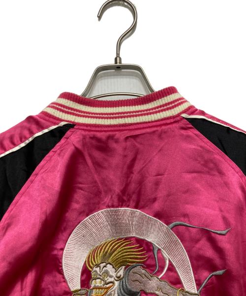 JUNGLE STORM（ジャングルストーム）JUNGLE STORM (ジャングルストーム) リバーシブルスカジャン ブラック サイズ:Lの古着・服飾アイテム