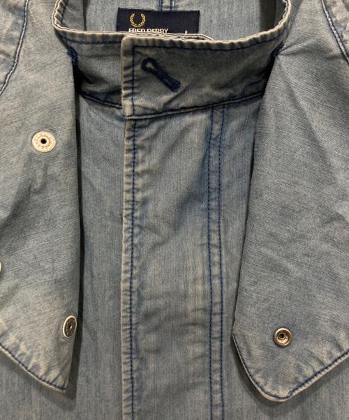 FRED PERRY（フレッドペリー）FRED PERRY (フレッドペリー) Denim Fishtail Parka インディゴ サイズ:SIZE 8の古着・服飾アイテム