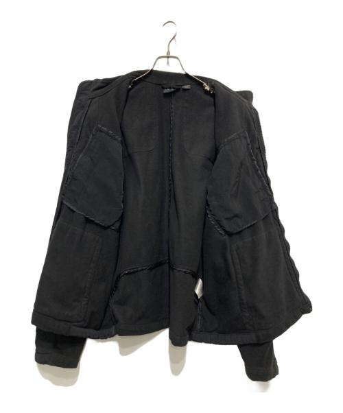 ARMANI EXCHANGE（アルマーニ エクスチェンジ）ARMANI EXCHANGE (アルマーニ エクスチェンジ) 切替フリースジャケット ブラック サイズ:XXL/TTGの古着・服飾アイテム
